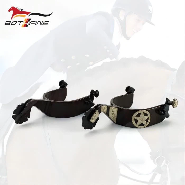 Customized  Western Boot Spurs And Spur Straps 