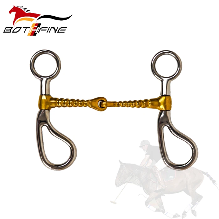 Practical Horse Snaffle Bits Stainless Steel for Competition Performance Racetrack Training